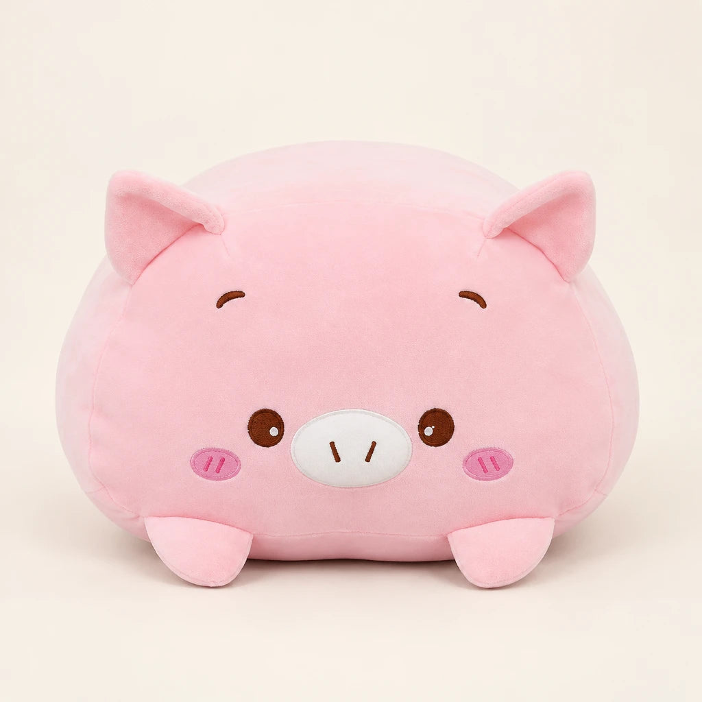 Almohada De Peluche Cerdo Rosa Cerdito