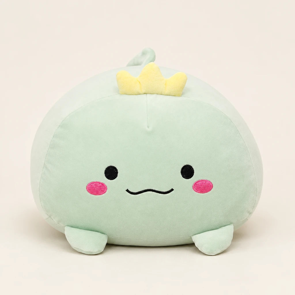 Cojín De Peluche Forma De Dragón Verde Claro