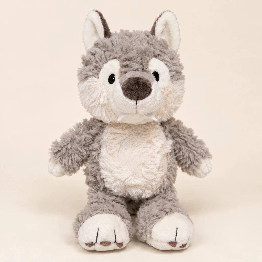 Lobo De Peluche Gris Y Blanco