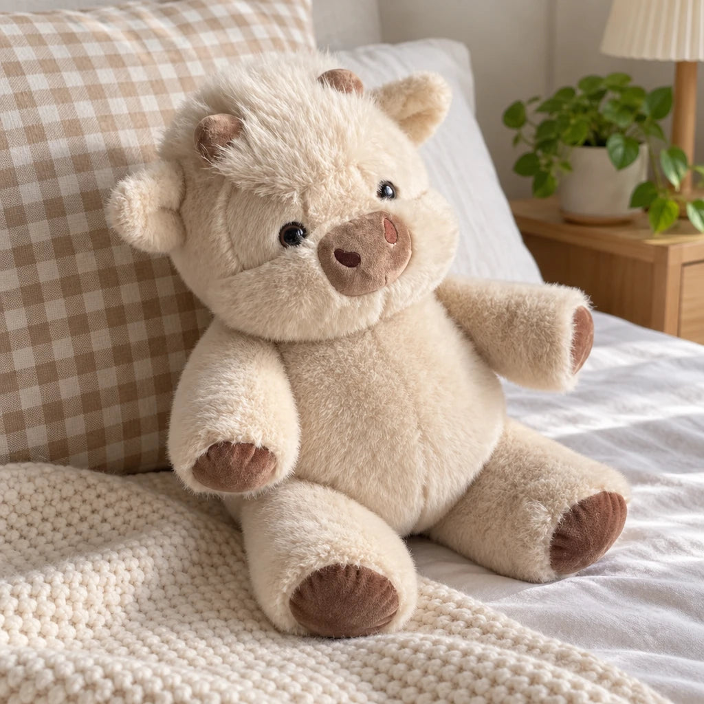 Muñeco De Peluche Cerdito Caqui