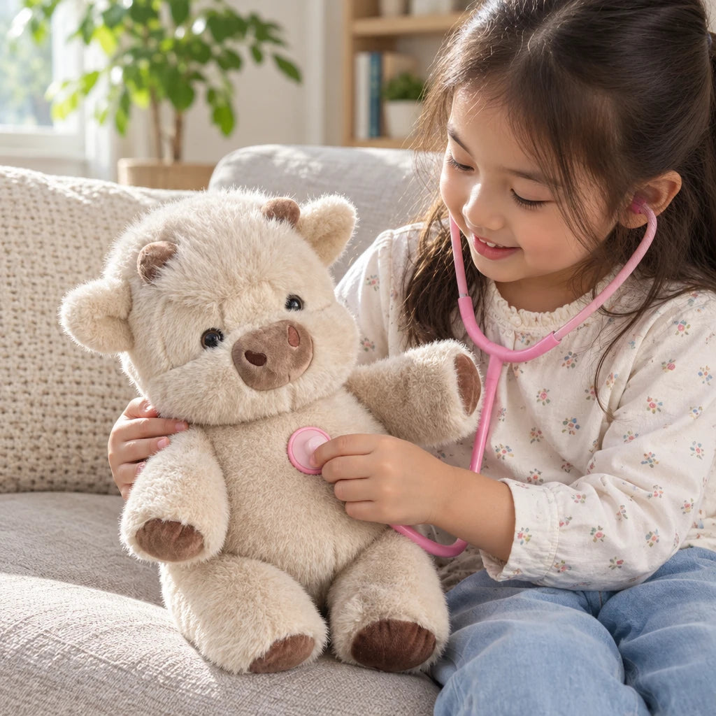 Muñeco De Peluche Cerdito Caqui