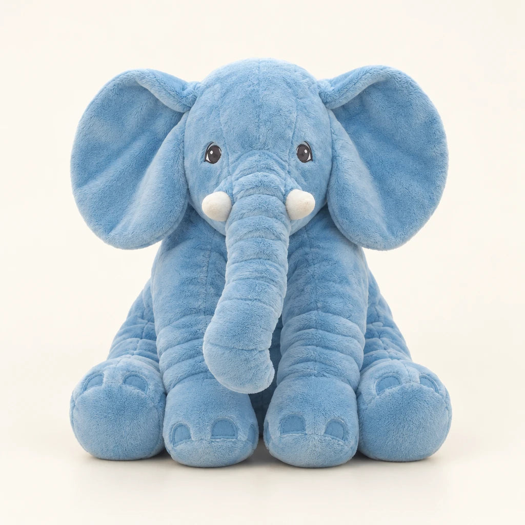 Peluche Bebe Elefante Azul