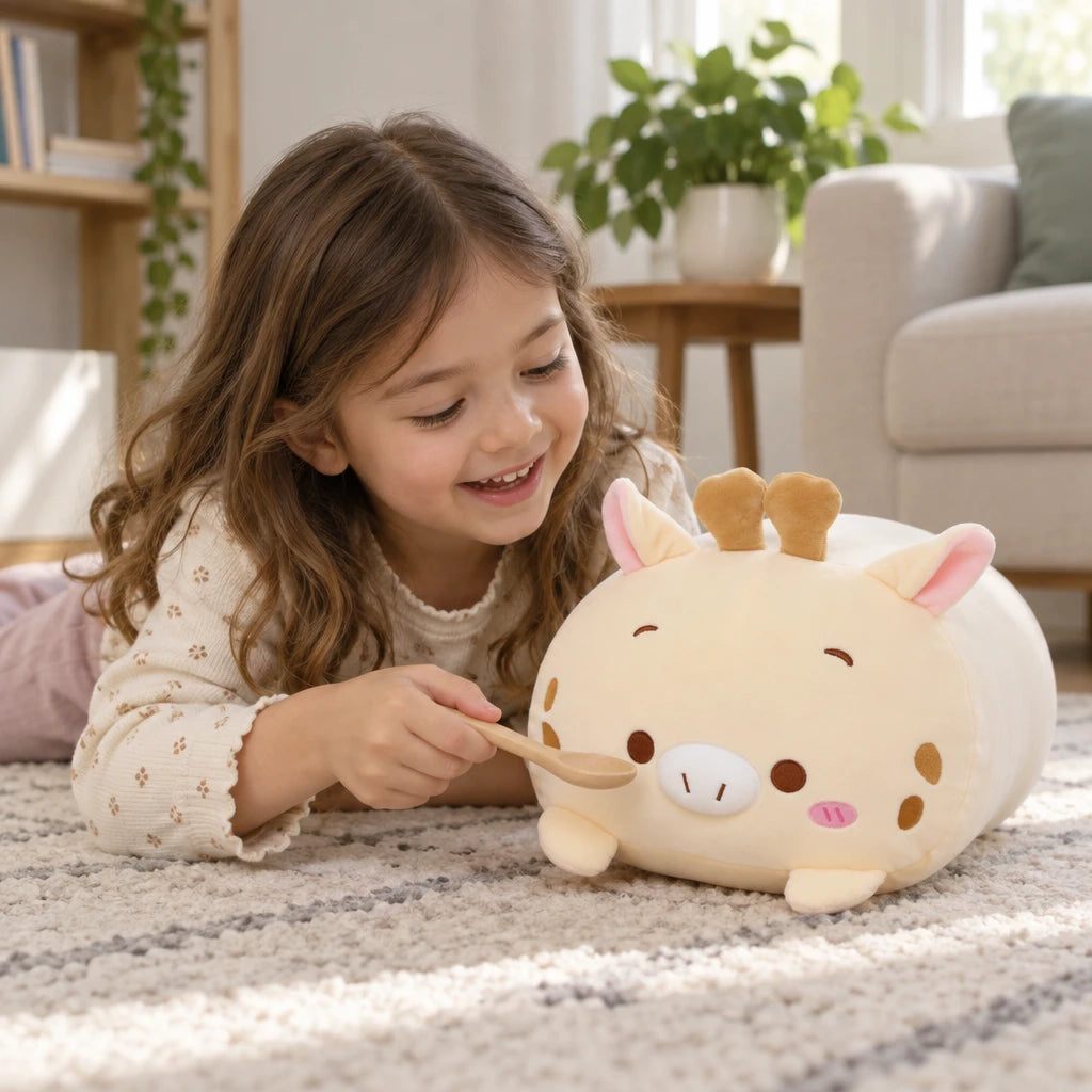 Peluche Cilíndrico Ciervo