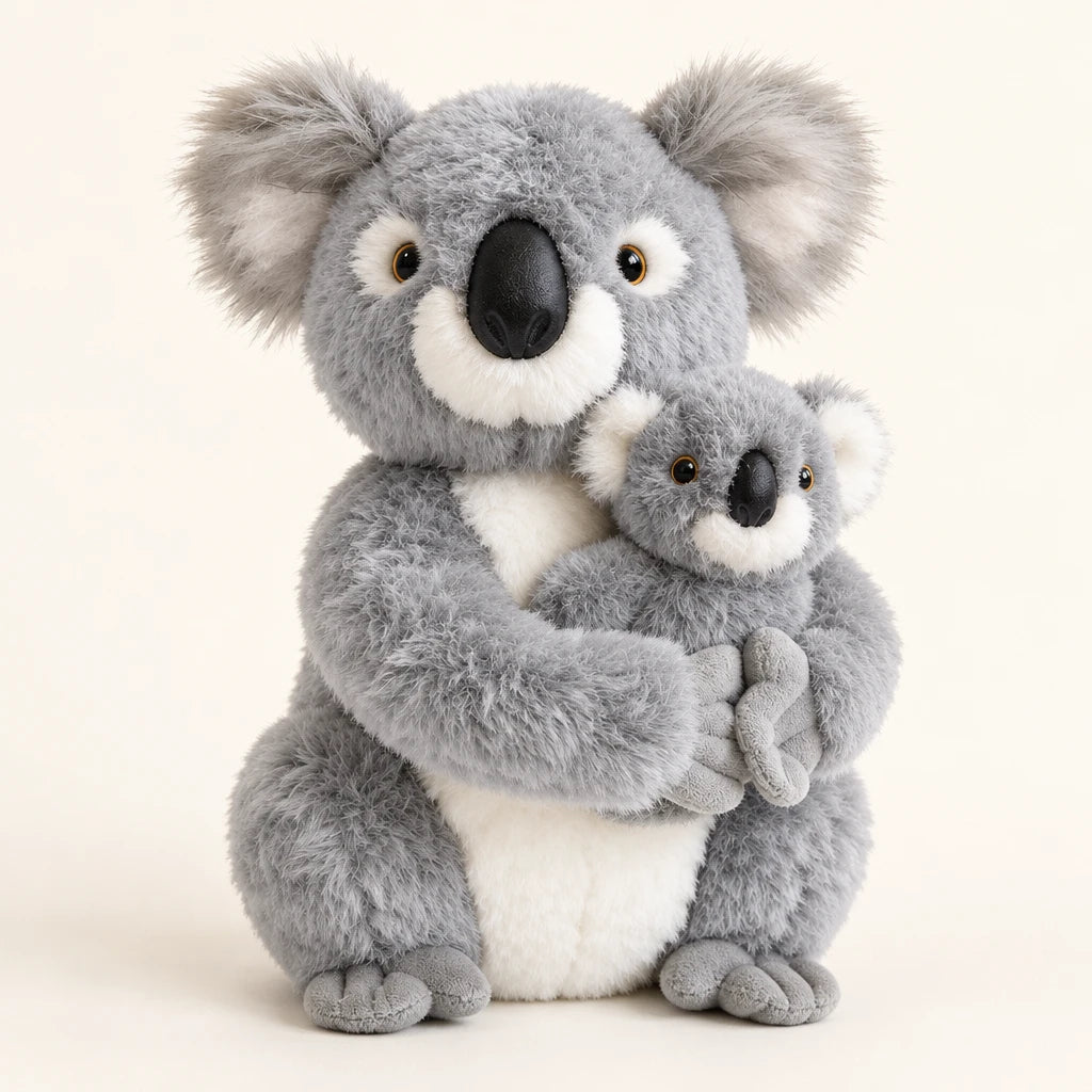 Peluche Con Cría Koala