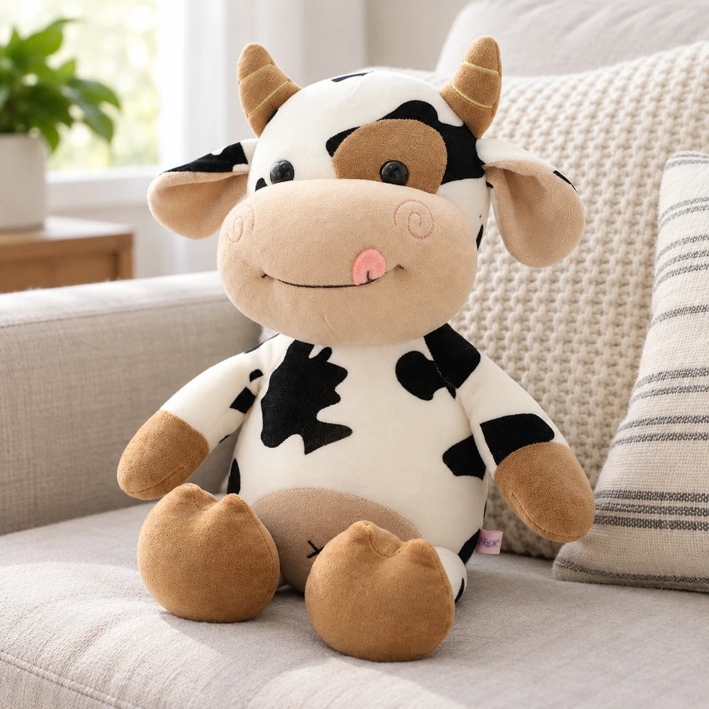 Peluche Con Manchas Vaca Lechera