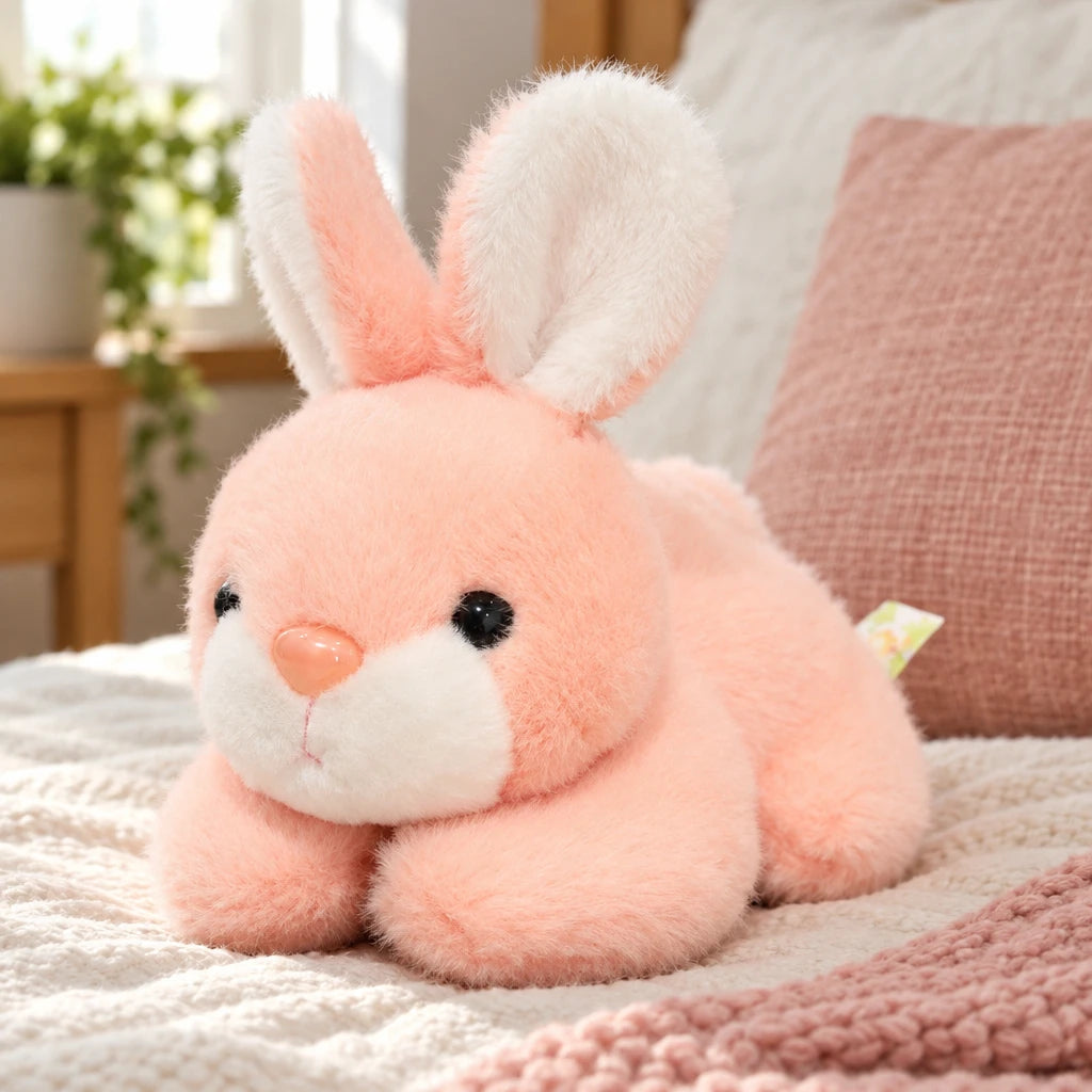 Peluche Conejito De Felpa Rosa Conejo