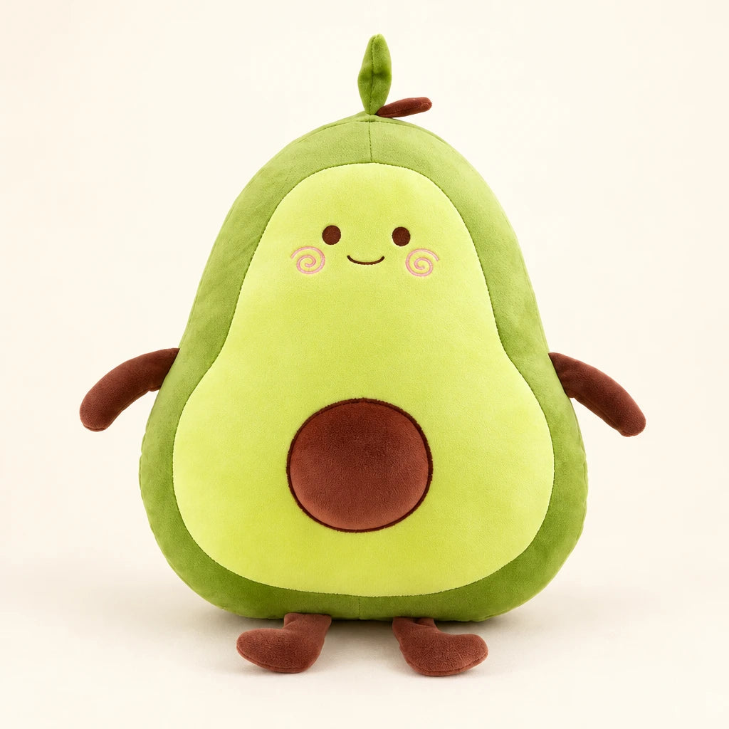Peluche De Aguacate Forma Verde