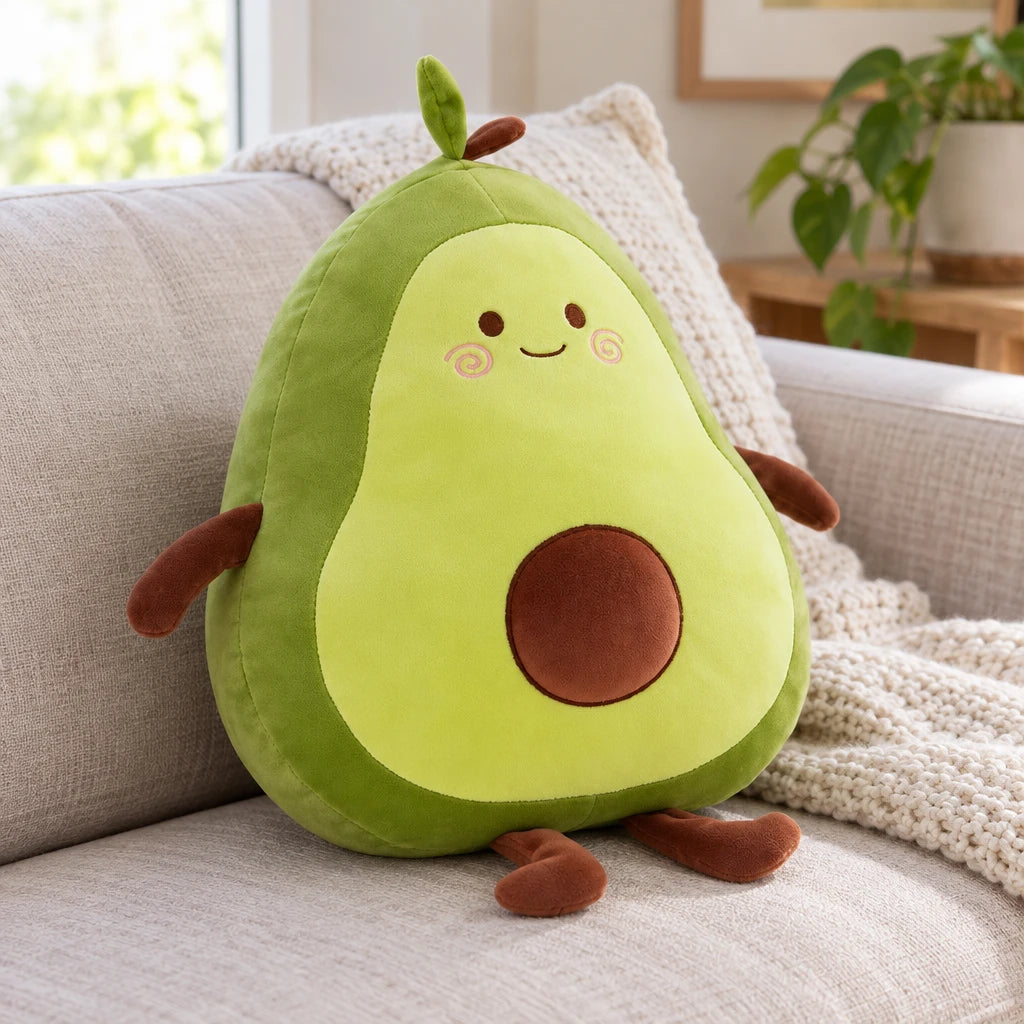 Peluche De Aguacate Forma Verde