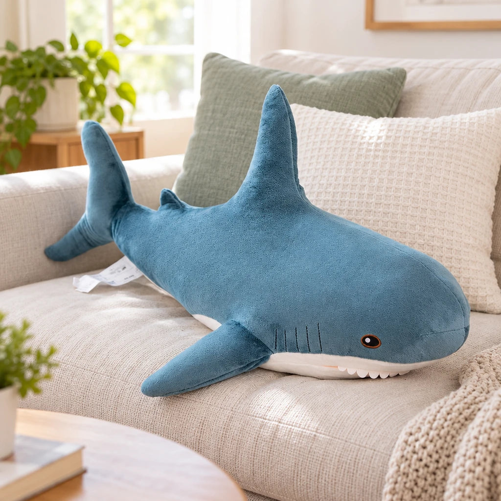 Peluche De Tiburon Azul
