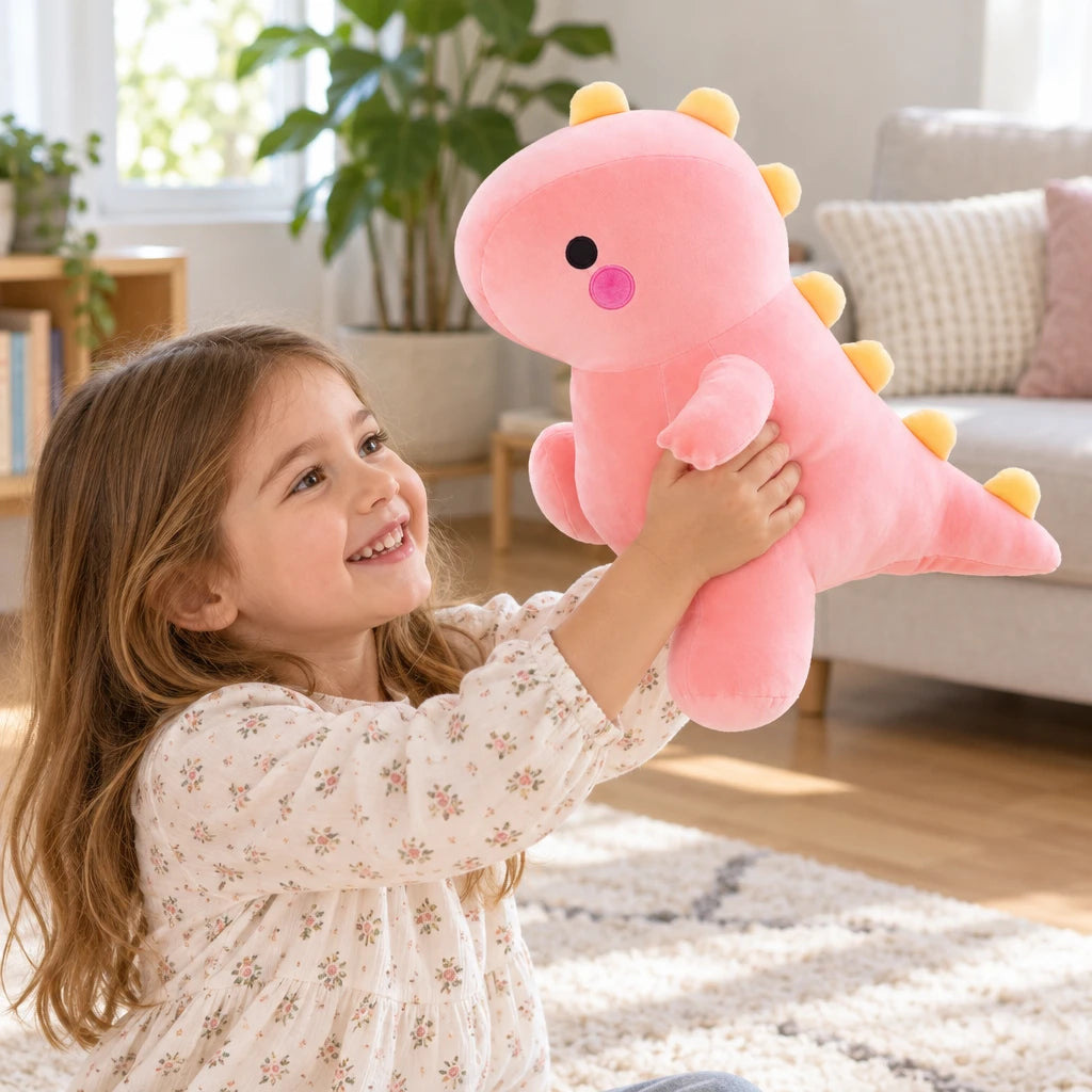 Peluche Dinosaurio Rosa