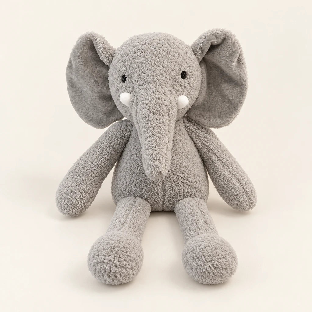 Peluche Elefante Patas Largas Gris
