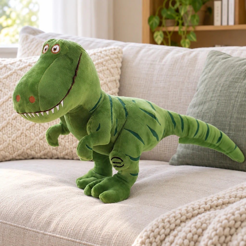 Peluche Figura De Dinosaurio Bípedo Tiranosaurio Rex