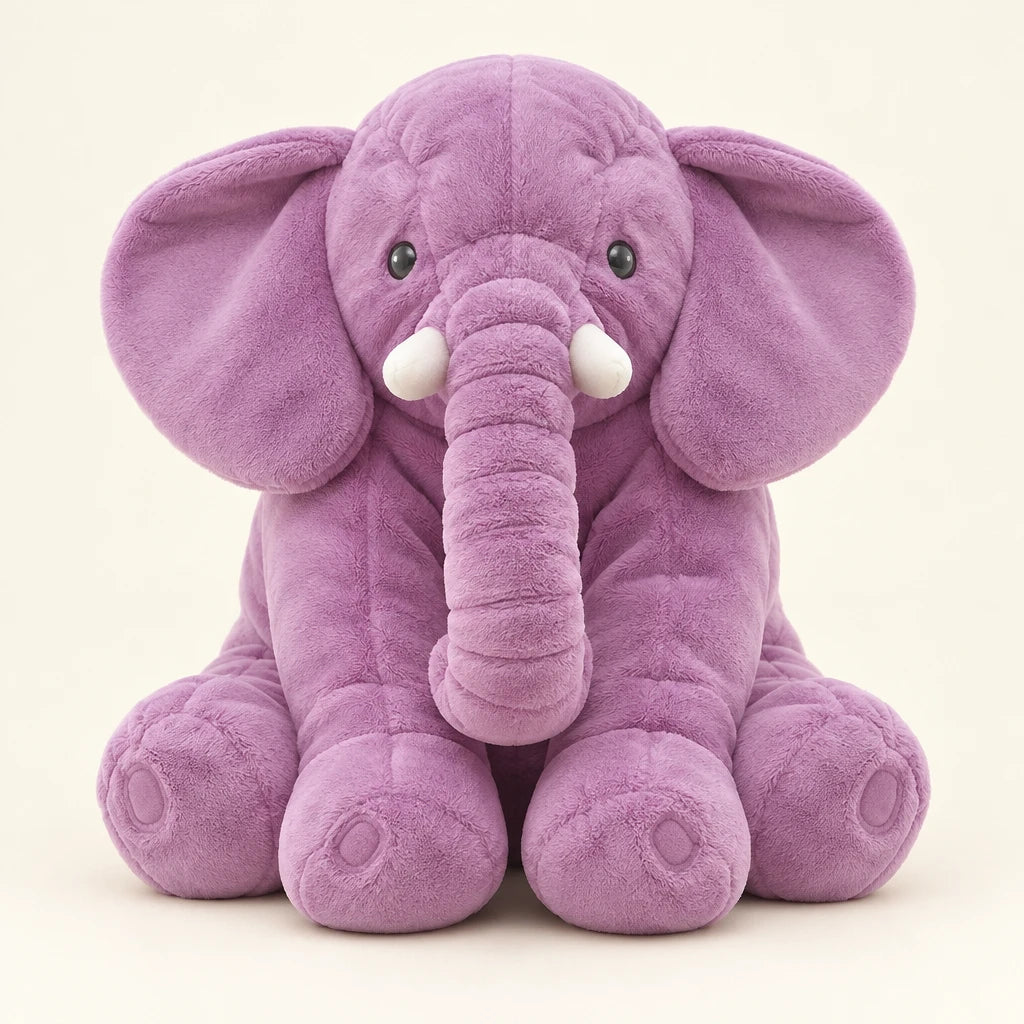 Peluche Muñeco De Felpa Elefante Morado