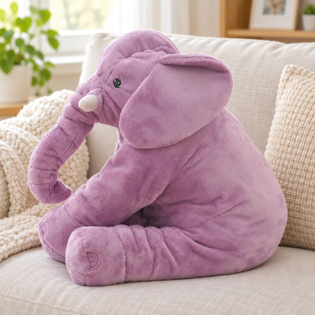Peluche Muñeco De Felpa Elefante Morado
