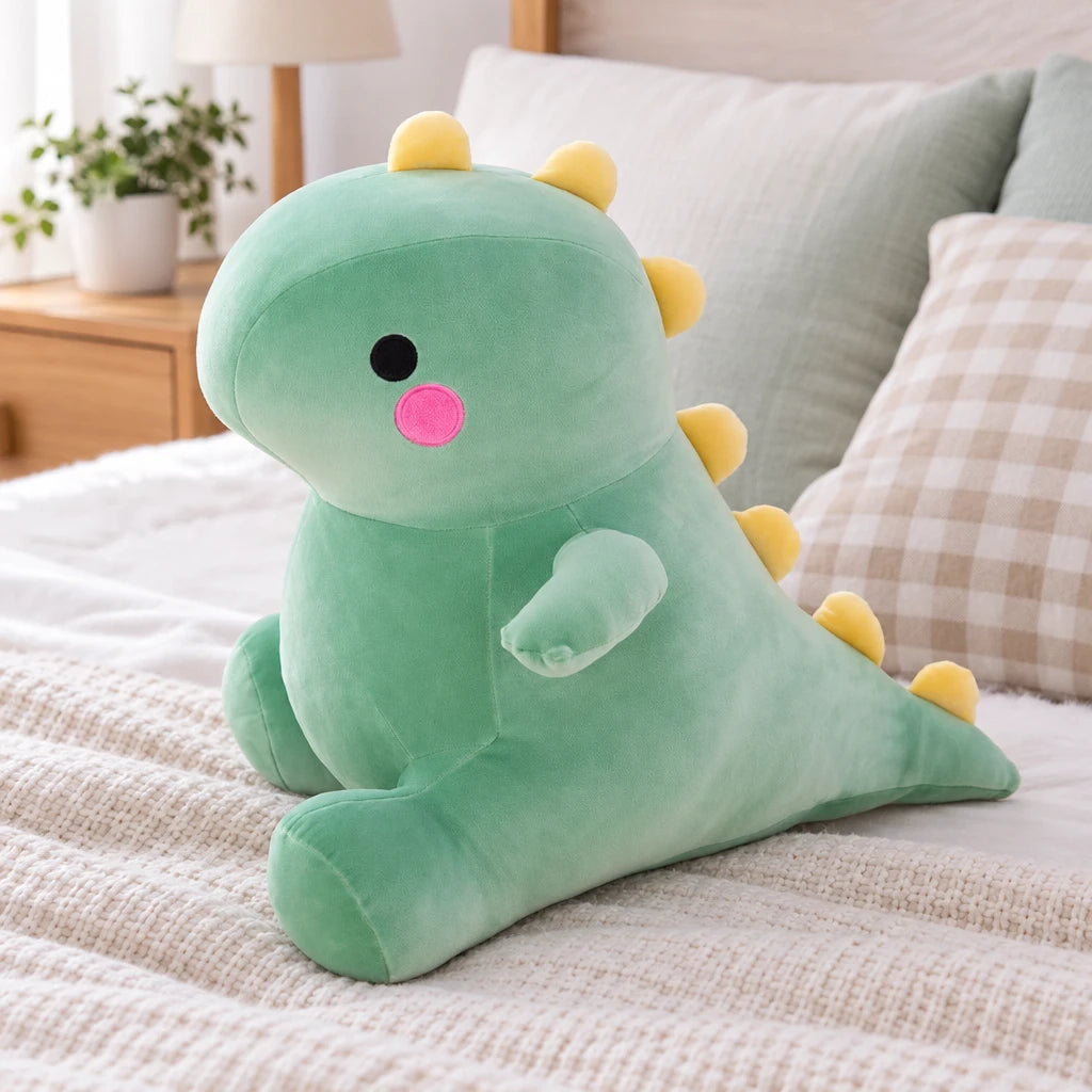Peluche Muñeco Suave Dinosaurio Verde