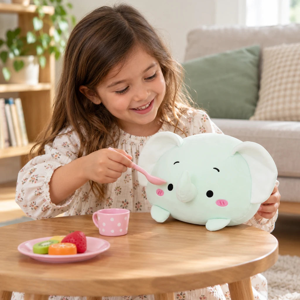Peluche Verde Menta Elefante